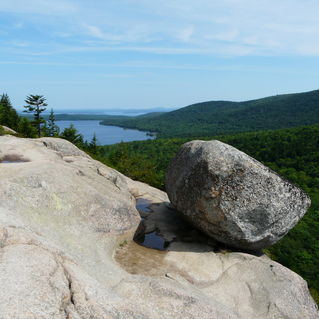 A view from the south trail looking south