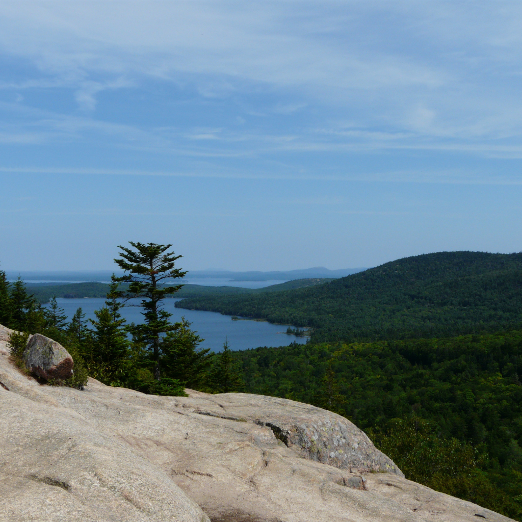 Overlooking Jordan Pond