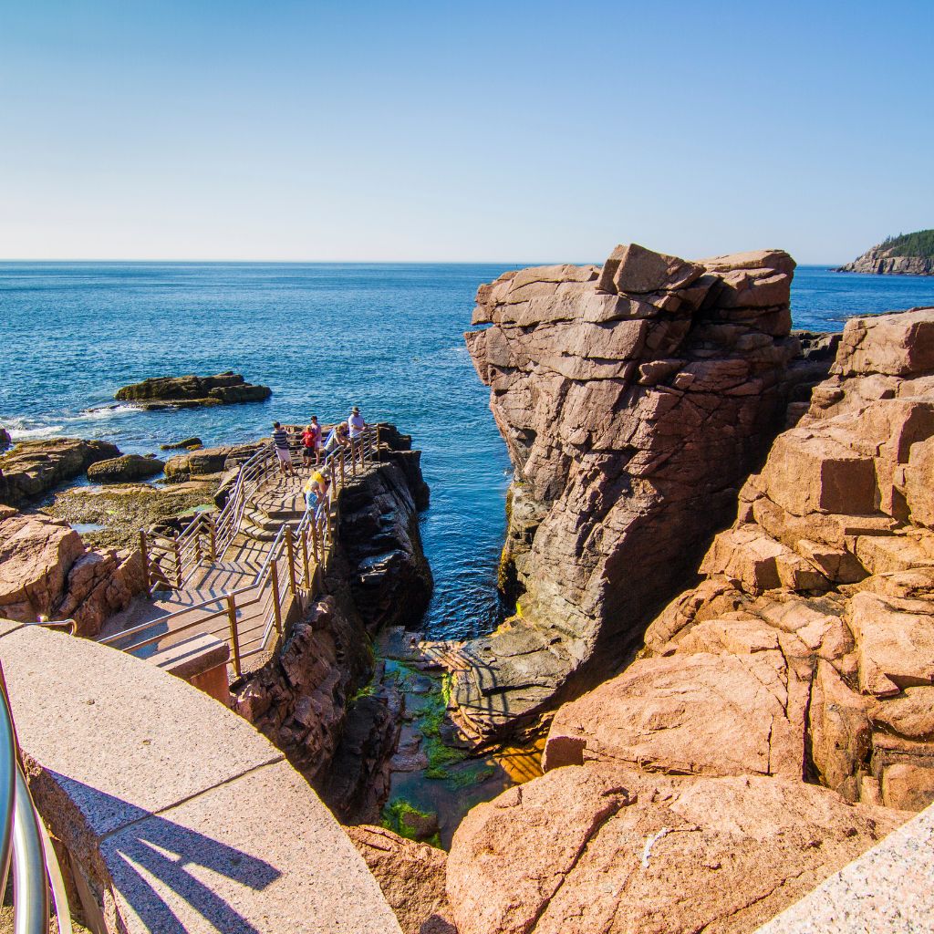 Thunder Hole From The Top Of The Stairs