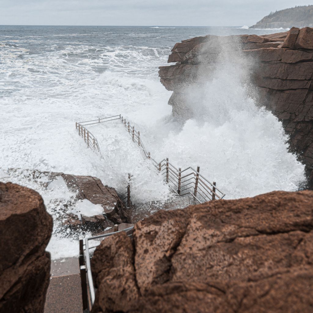 Thunder Hole During Storm Surge